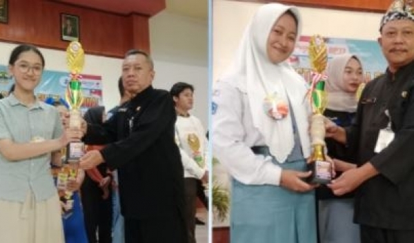 Dua Siswa SMAN 1 Bae Kudus Sabet Juara Solo Vokal dan Monolog FLS2N Tingkat Cabang Dinas